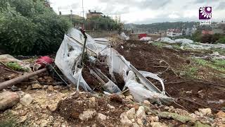 الاحتلال يجرف بيوت بلاستيكية زراعية في مخيم نورشمس