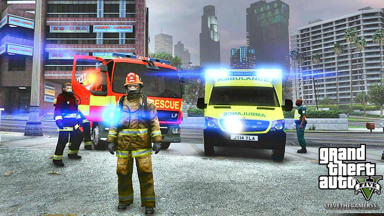 GTA 5 SAFD - Rescue Mod V - FIREFIGHTER 15 - (GTA 5 - Rescue Mod V ...