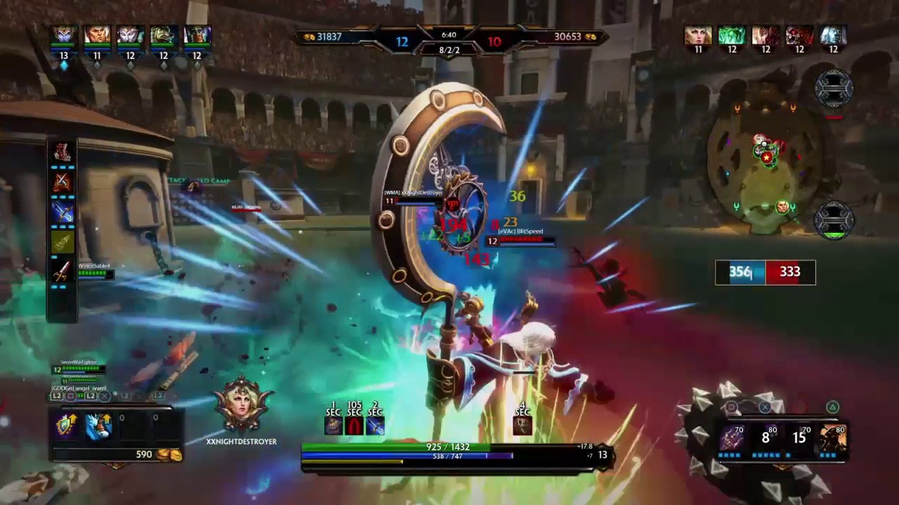 Kali Double PENTA Kill Smite Ps4