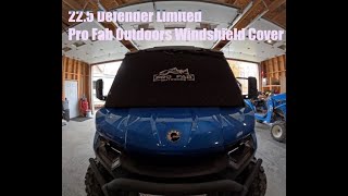 Can Am Defender Limited Pro Fab Windshield Cover