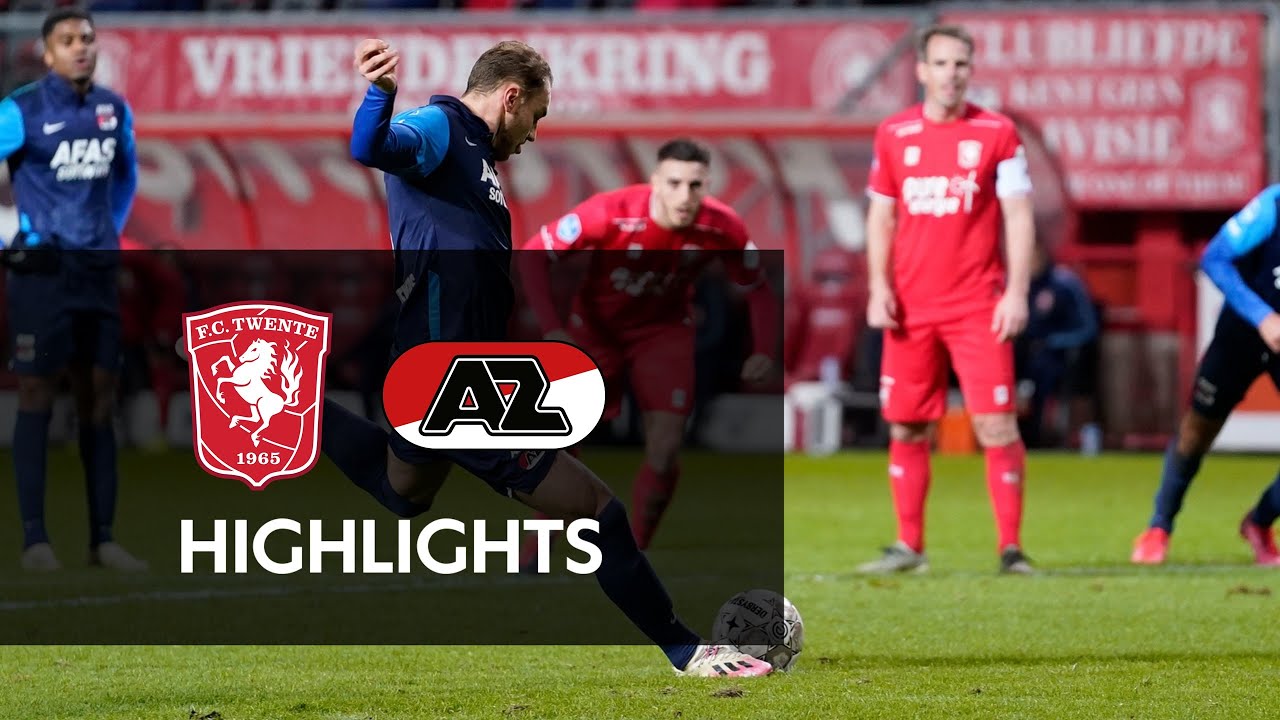 Highlights FC Twente - AZ | Eredivisie - YouTube