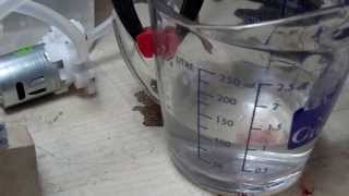 Mabuchi RS550 with RS360SH Cooling Pump Motor and Copper Tubing