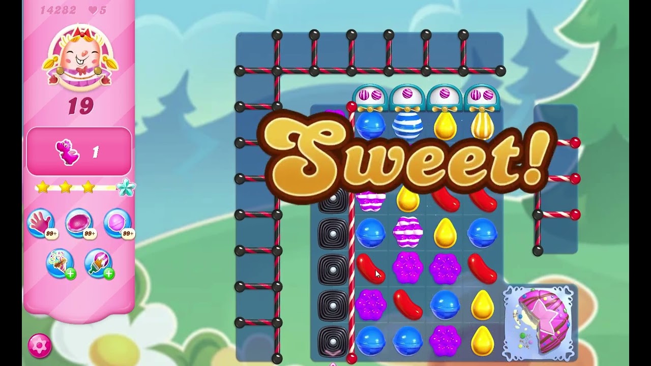 Candy Crush Saga Level 14282 - YouTube