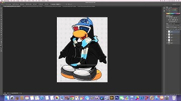 Making a custom penguin in photoshop