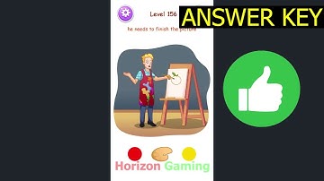 Brain Test: Nurse Story Puzzle LEVEL 156 He needs to finish the picture - Gameplay Walkthrough