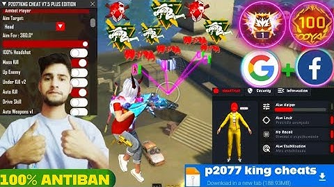 Free fire hack | ff hack mod menu download | free fire headshot hack | p2077 king cheats mod menu