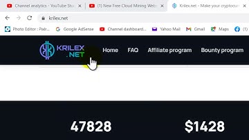 Krilex Website Review | New Cloud Mining Website 2022 | Mine BTC TRX BNB and Dodge Coin for free