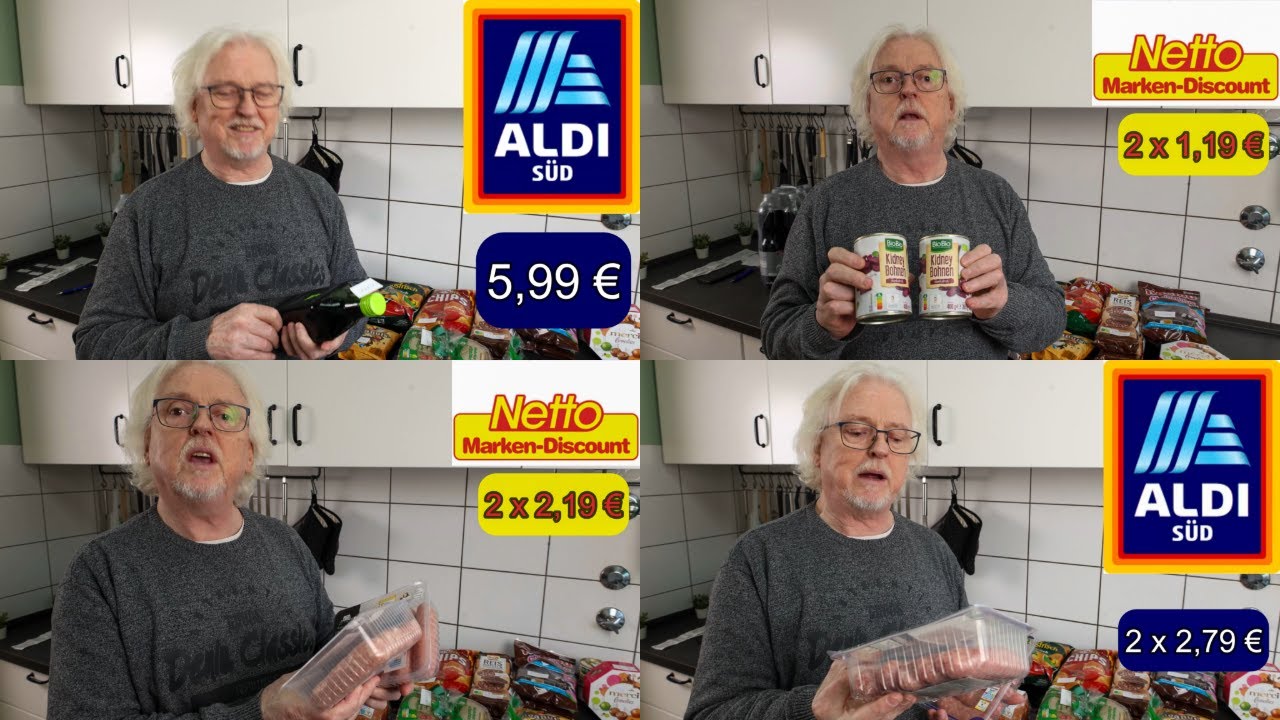 Aldi Süd und Netto Foodhaul - 69,05€ für eine Woche | Food Haul
