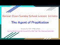 The Agent of Propitiation - Mike Vallone – January 28, 2024