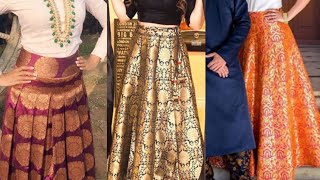 Brocade fabric skirt design ideas/beautiful silk lehenga design ideas for wedding season Brocade fabric skirt design ideas/beautiful silk lehenga design ideas for wedding season