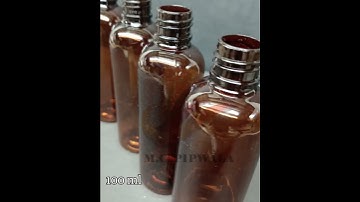 Introducing 100 ml Amber Colour Round Pet Bottles [Neck Size: 19 mm] by M.C. PIPWALA!