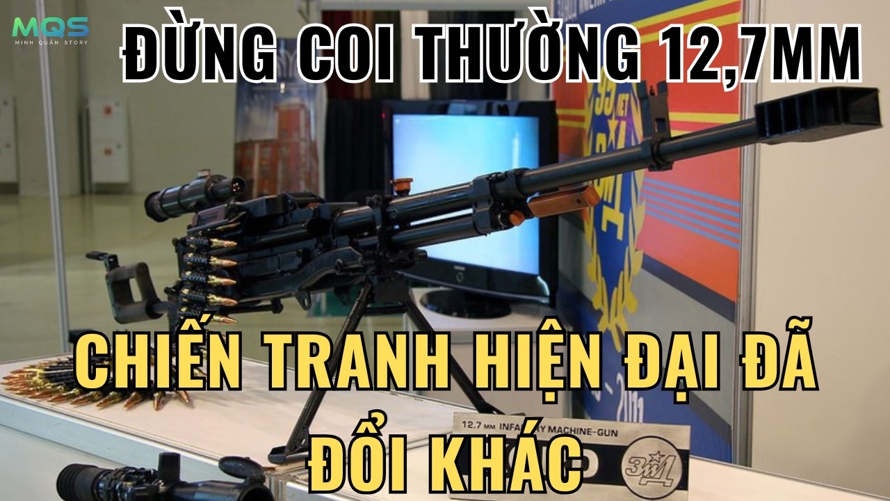 Vì sao Việt Nam liên tục cải tiến súng phòng không 12,7 mm?