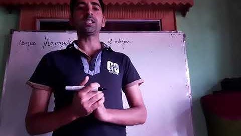 P block Anomalous behaviour of Nitrogen