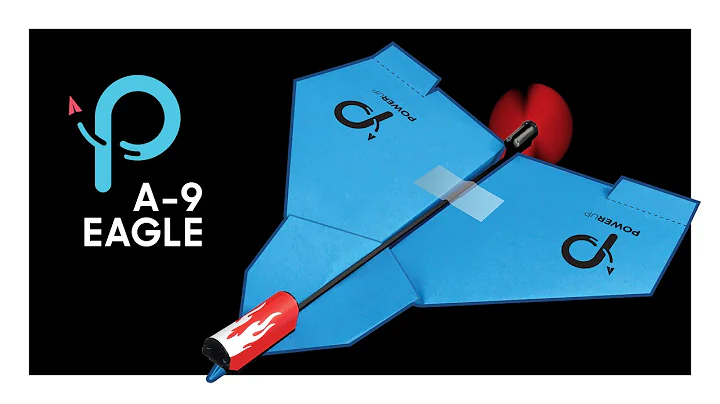 How to Fold A-9 Eagle — Jet Paper Airplane — Works with Powerup 2.0, 4.0 — Folding Tutorial