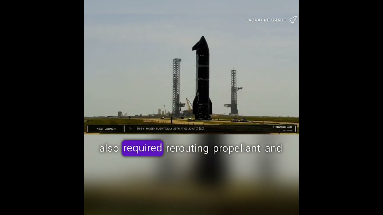Starship 37 Has Rolled Out To The Launch Complex For Static Fire Testing 