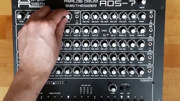 AVP Synth ADS 7 Analog Drum Synthesizer (HD Audio)