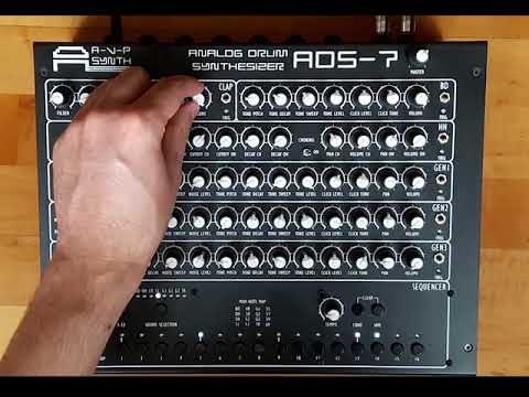 AVP Synth ADS 7 Analog Drum Synthesizer (HD Audio)