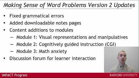 Improving CBE Professional Development for Elementary Math