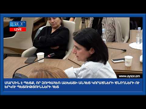 Մարմին է պետք, որ զուգահեռ աշխատի անհետ կորածների ծնողների ու երկու պետությունների հետ