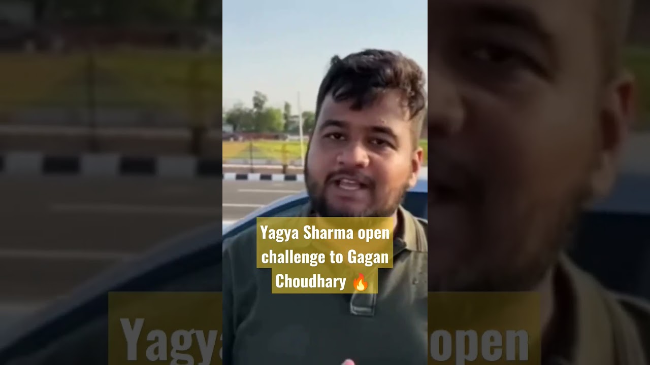 Yagya Sharma open challenge to Gagan Choudhary to race with virtus😱😱