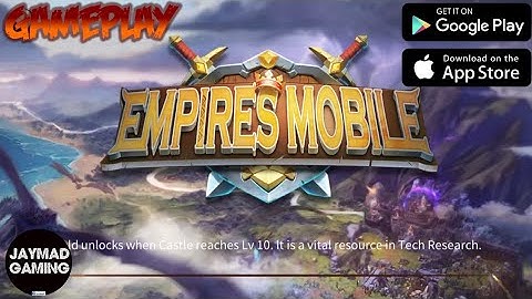 EMPIRES MOBILE (ENG) 2020 Online-RTS Game Soft-Launch Android Gameplay