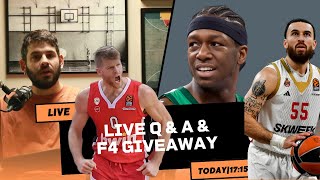 🔴LIVE Q & A ΓΙΑ ΕΥΡΩΛΙΓΚΑ & ΝΒΑ + GIVEAWAY ΔΩΡΟ ΕΥΡΩΛΙΓΚΑΣ ΓΙΑ F4