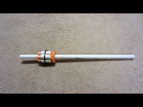 How to make a Blowgun - NERF Blowgun - PVC Pipe Projects