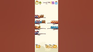 Bird sort color game level 788 #games #leveldesign #gamedesign #gameartdesign #gaming