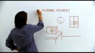 UPS Whiteboard   Early AM Delivery