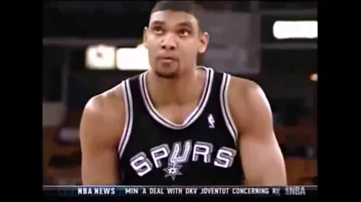 Tim Duncan's NBA Debut: 15Pts/10Rbs/2Blks (1997)