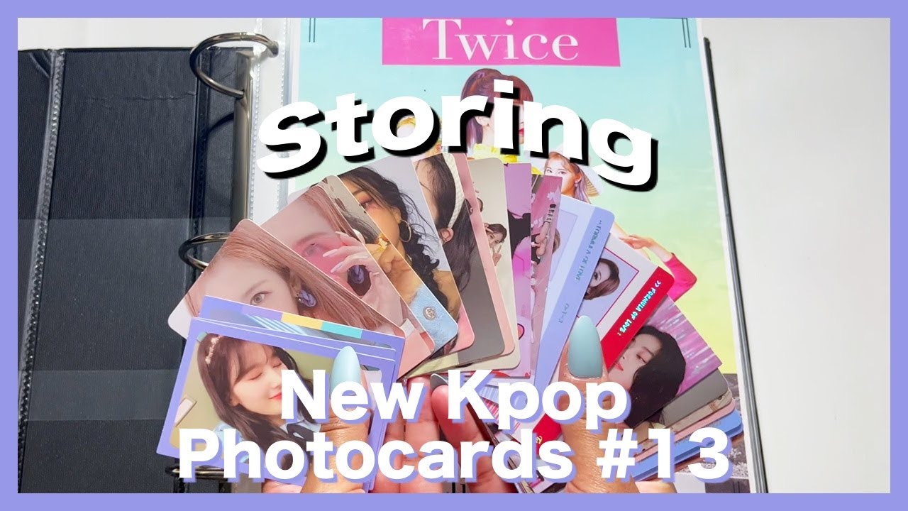 Storing New Kpop Photocards! #13 - YouTube