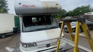 CLEANING THE CHEAPEST DIRTIEST MOTORHOME AMAZING RESULT !!!