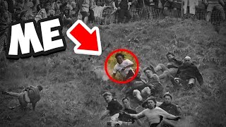 UNBELIEVABLE ISHOWSPEED VS CHEESE ROLLING (REACTION) could YOU do it