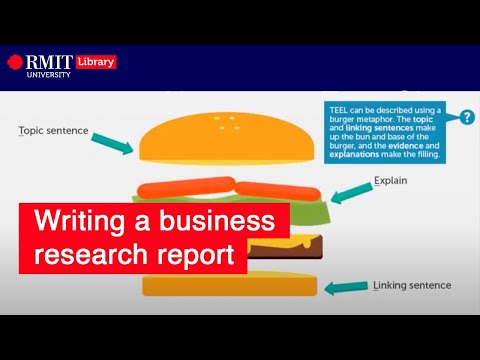 Writing a business research report