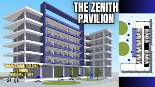 SKETCHUP BUILDING TUTORIAL | THE ZENITH PAVILION