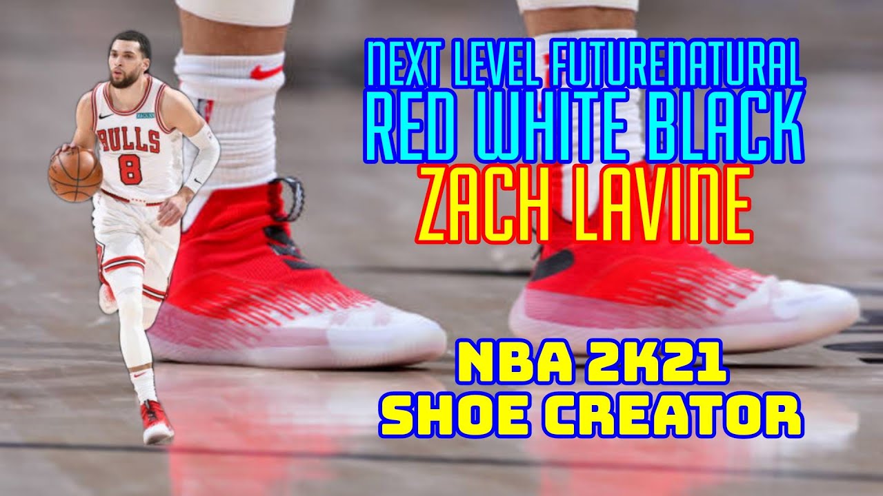 NBA Creator ADIDAS NEXT LEVEL RED WHITE BLACK ZACH LAVINE / TRAE YOUNG / NBA 2K21 - YouTube