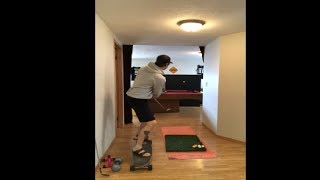 Guy Did A Golf Trick Shot While Skateboarding | Quarantine Skills!