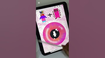 Sprunki Numberblocks eye mixing #sprunki #numberblocksquarterband #emojimixing #trending