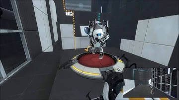 portal 2: tricky triple w/ Alien part 2 - Spatlas and Peace-body