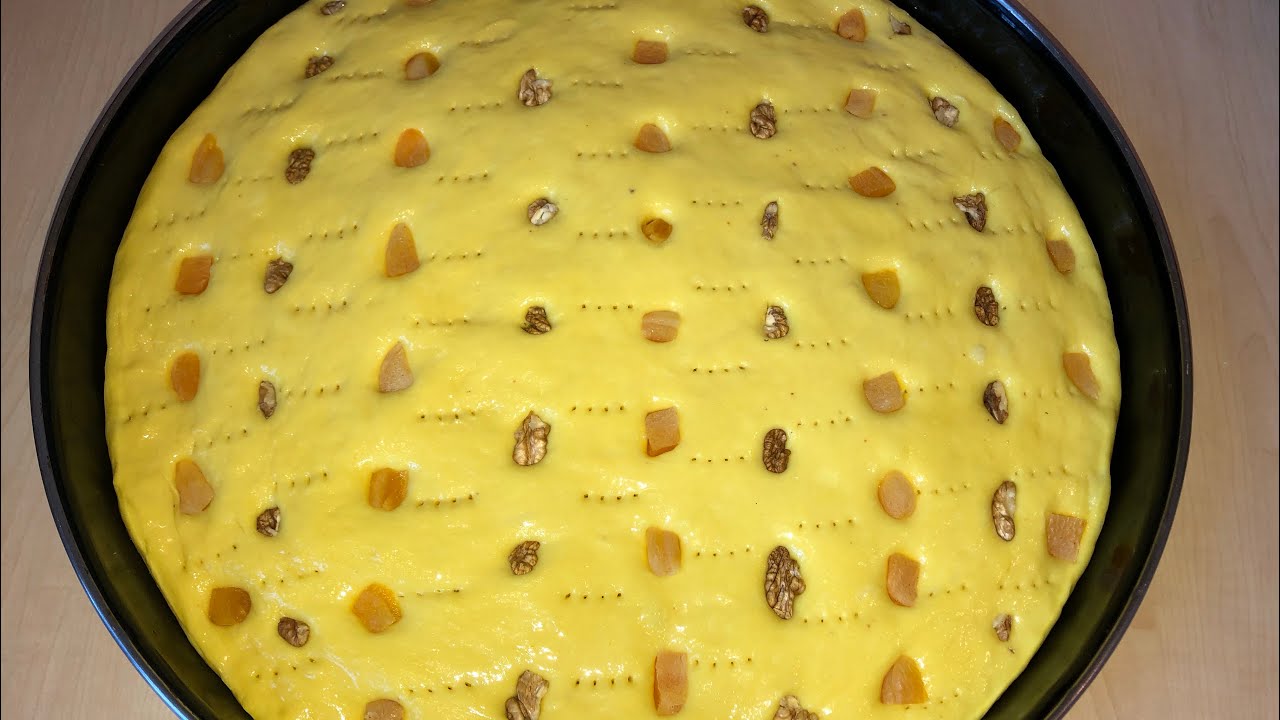 YAĞ TORTASINDAN QOZLU SÜD ÇÖRƏK