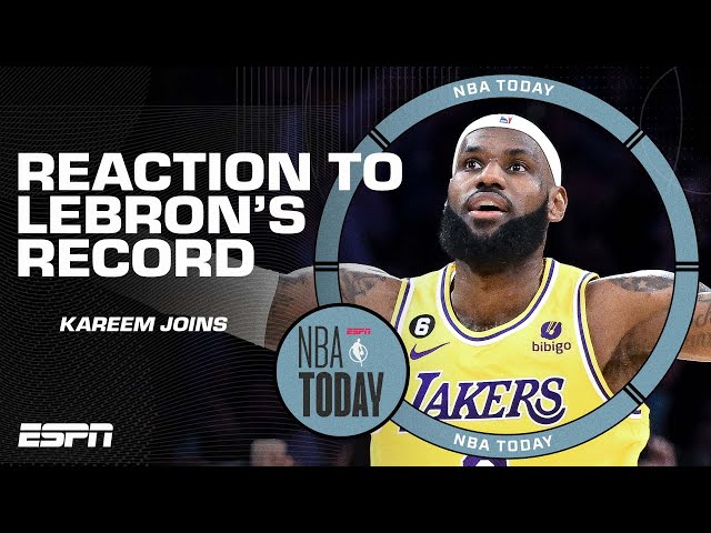 LeBron James breaks Kareem Abdul-Jabbar's NBA scoring record - ESPN