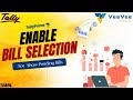 TallyPrime Enable Bill Selection in Receipt Voucher | | Tamil | VeeVee Infotech