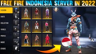 FREE FIRE INDONESIA SERVER IN 2022 😱❤️🇮🇩 || INDONESIA SERVER COLLECTION - GARENA FREE FIRE