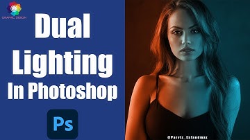 Dual Lighting Effect In just 1 Minutes In Photoshop!!