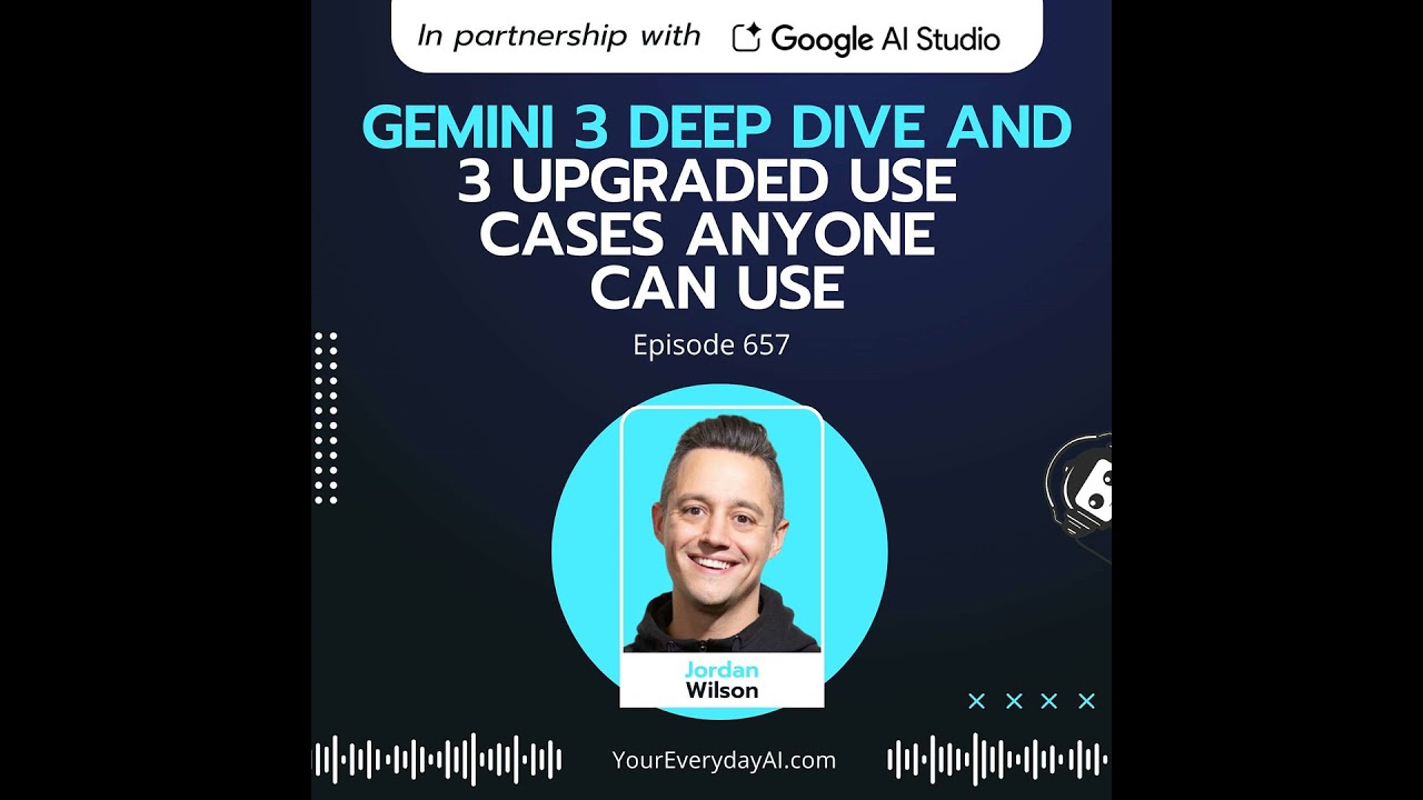 Gemini 3 Deep Dive and 3 Upgraded use cases Anyone can use