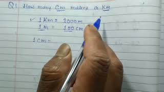 How many cm makes a km | 1 km is equal to  1000 m Resimi