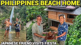 FILIPINO FIESTA WITH JAPANESE FRIEND - Philippines Beach Home In Mindanao