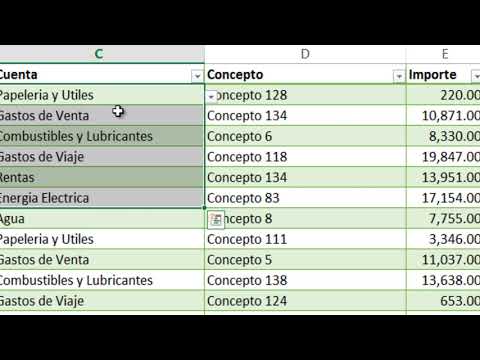 Control de Gastos en Excel