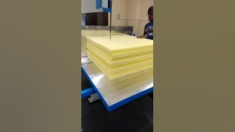 Small Vertical Pu Foam Cutting Machine #shorts