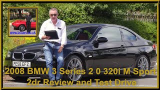 2008 BMW 3 Series 2 0 320i M Sport 2dr | Review and Test Drive